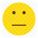 Neutral Emoji Emoticon Icon