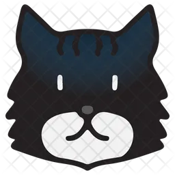 Neutral Cat Emoji Icon