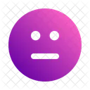 Neutral Face Smileys Feeling Icon