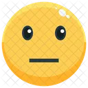Neutral Emoji Emotion Icon
