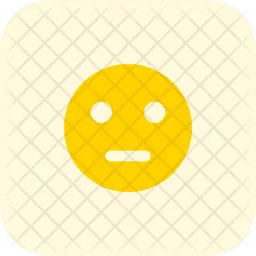 Neutral Face Emoji Icon
