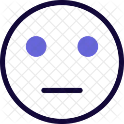 Neutral Face Emoji Icon