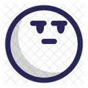 Neutral Face Expressionless Ignorant Icon