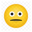 Neutral Face Emoji Emoticon Icon