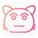 Neutral Face Cat Icon