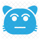 Neutral Face Cat Icon