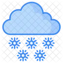 Nevando Ícone