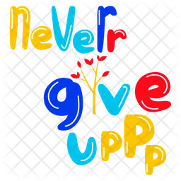 Never Give Up  Icon