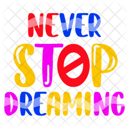 Never Stop Dreaming  Icon