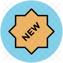 New Label Sign Icon