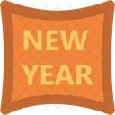 New Year Sticker Icon