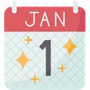 New Year Day Icon
