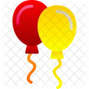 New Year Balloons Icon