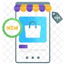 Shopping App Mobile App Online Buying Icon