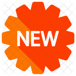 new badge icon of flat style available in svg png eps ai icon fonts new badge icon