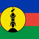 New Caledonia Flag Country Icon
