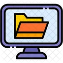 New Features Folder Laptop Icon