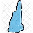 New Hampshire States Location Icon