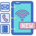 New New Badge Badge Icon