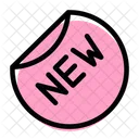 New Label New Sticker New Brand Icon