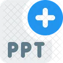 New Ppt File Add Ppt New Ppt Icon