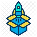 Start Up New Item New Product Launch Icon