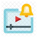 Notification Bell New Video Icon
