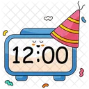 New Year Eve Happy New Year Party Icon