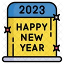 Board New Year Signaling Icon