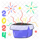 Happy New Year 2024 Icon
