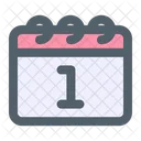 Calendar Date Celebration Icon