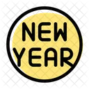 Circle New Year Icon
