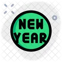 Circle New Year Icon