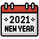 New Yea Schedule Calendar Icon