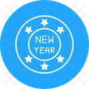New year badge  Icon