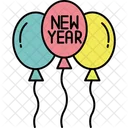 New Year Balloon Balloon Decorative Balloon Icon