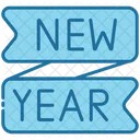 New year banner  Icon