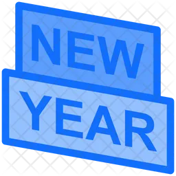 New Year Banner  Icon