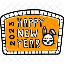 New Year Board  Icon