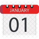 New Year Calendar Calendar New Year Icon