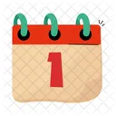 Date New Year Calendar Reminder Icon