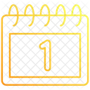 New year calendar  Icon