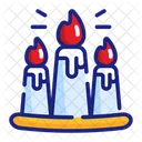 New year candle  Icon