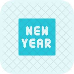 New Year Card  Icon