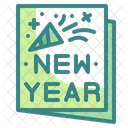 New Year Card Card Greeting Icon