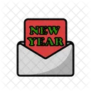 New Year Card Greeting Card New Year Icon