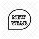 New Year Chat Happy New Year New Year Message Icon