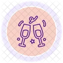 New Year Cheers  Icon