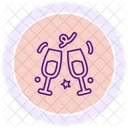 New Year Cheers  Icon