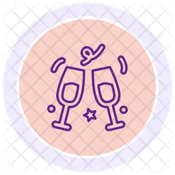 New Year Cheers  Icon